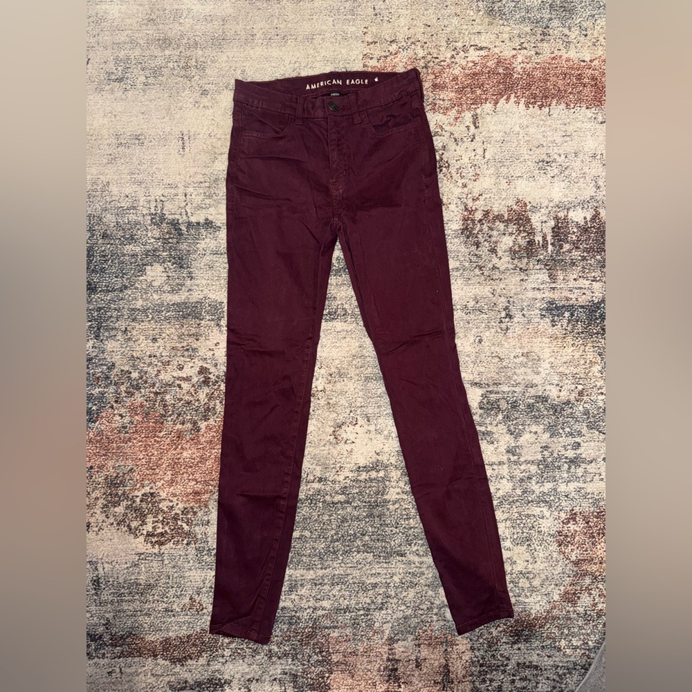 American Eagle Outfitters Burgundy Pants